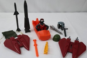 GI Joe Cobra Night Raven Vehicle With Pilot & Accessories Mixed Lot