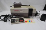 1985 Nintendo Game System NES-001 Console with Controller, Cables & Adapter