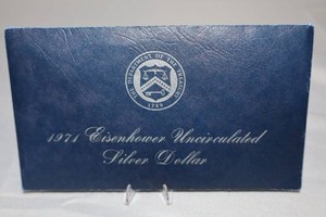1971 Eisenhower Uncirculated 40% Silver Dollar