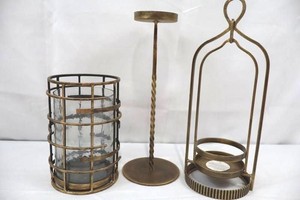 Brass Candle Holders (Lot of 3)