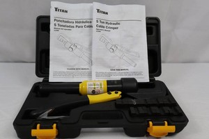 Titan 11980 5 Ton Hydraulic Cable Crimper Kit