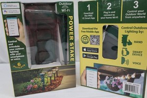 GE Smart Home Outdoor Wi-Fi Power Stake 6-Outlet ART 1275483