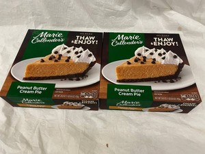 D - Marie Callenders Peanut Butter Cream Pie (Lot of 2)