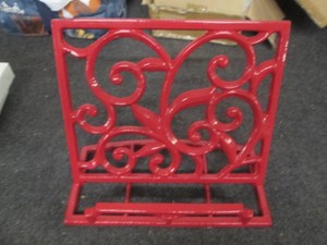Cast iron book holder or stand for ...