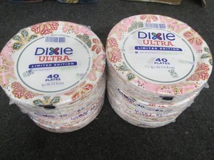 8 40 packs of Dixie plates...