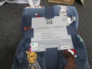 Plush lounge throw...