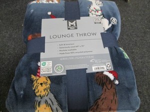 Plush lounge throw...