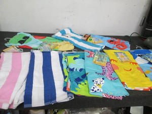 9 Beach towels...