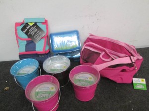 Citronella candles and coolers...