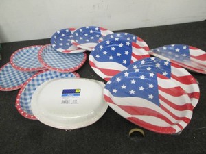 Patriotic plates...