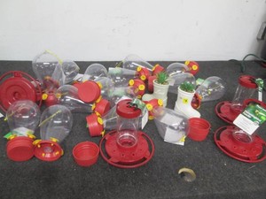Hummingbird feeders and decor...