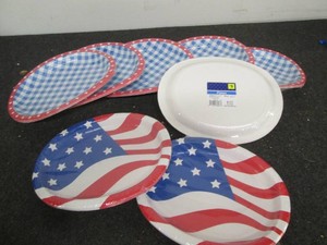 Patriotic plates...