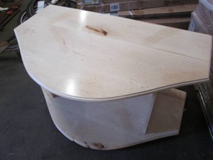 Wood display table...