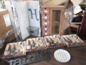 Wine plates and home decor...