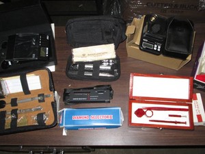 Lot of jewelry and diamond tools an...