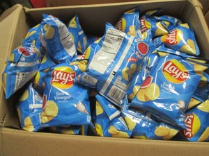 Case of 62 1.5 oz bags of Lays salt...
