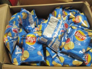 Case of 62 1.5 oz bags of Lays salt...
