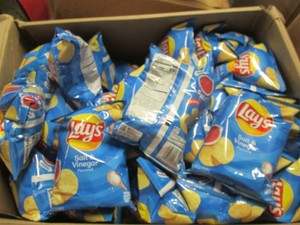 Case of 62 1.5 oz bags of Lays salt...