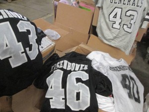 Case of assorted jersees...