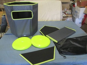 Frisbee golf game...