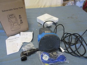 New submersible sump pump...