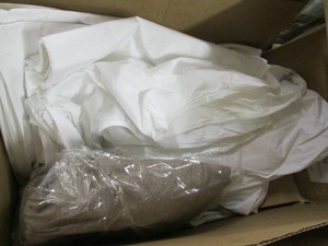 Large box of King size bedding...