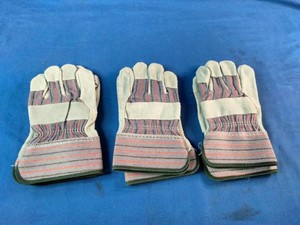 Heavy-duty work gloves.