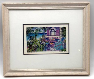 Eileen Seitz Island Bed & Breakfast Framed Artwork