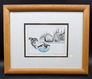 Michael Duncan on the Way Home Framed Signed Art