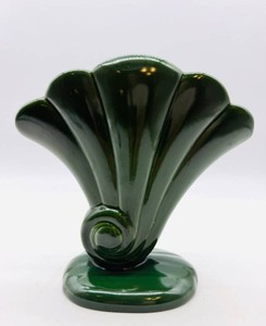 Vintage Red Wing Pottery 892 Green Art Pottery Vase