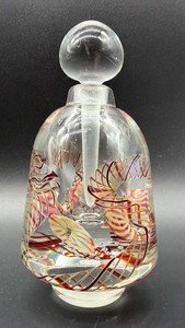 Henry Summa Signed Art Glass Perfume Bottle