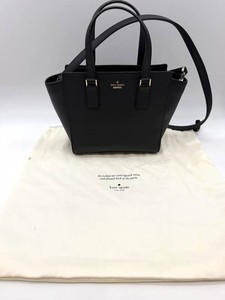 Kate Spade Black Leather Tote Bag With Dust Bag