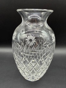 Edinburgh Sutherland Diamond Cut Crystal Vase