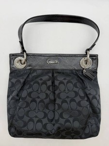 Coach Signature Jacquard Shoulder Bag With Crossbody Strap - F17599