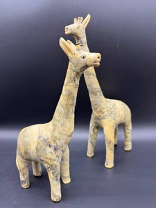 Pair of Giraffe Sculptures