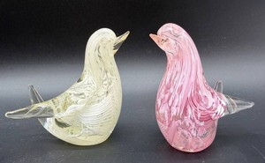 Art Glass Bird Figurines (Lot of 2)