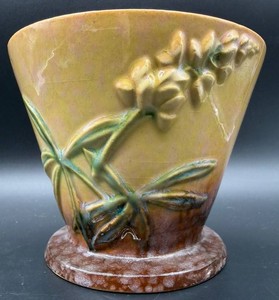 Roseville Windcraft 256-5 Pottery Vase 6.5 X 5.25 in