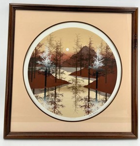James Hagen - Red Woods - Signed Limited Edition Framed Print - 30 X 30