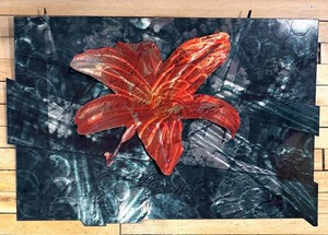 Next Innovations Lily Metal Wall Art 21 X 33 in