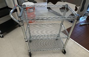 NSF Metal cart on wheels with handle (L-Kitchen)