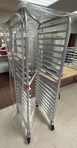 Metal speed rack, includes cover (L-Kitchen)
