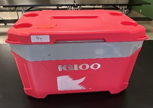 Igloo latitude cooler, 50 quart, red and gray, one handle (L-Kitchen)