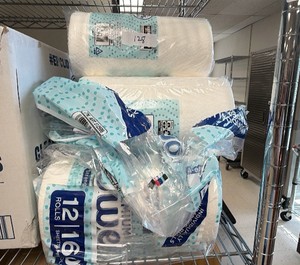 8- new rolls of paper towels, 160 sheets per roll