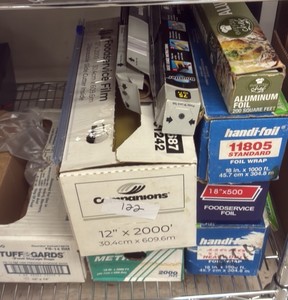 assortment of foils and food storage bags (L-Kitchen)