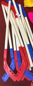 hockey sticks (Gym)