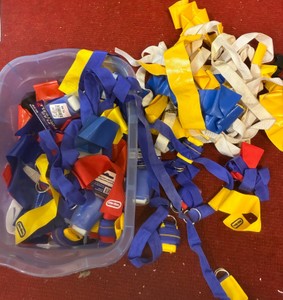 Tote of flags (Gym)