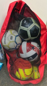 bag of soccer balls (Gym)