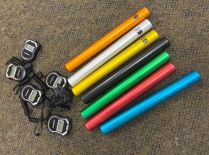 batons and stopwatches (Gym)