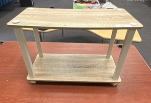 Wood and plastic shelf