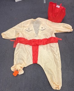 Inflatable sumo wrestler suit